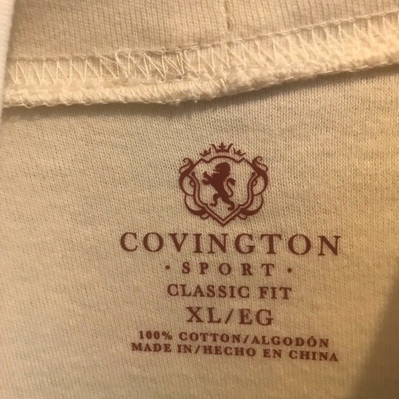 Covington Sport XL cream long sleeve turtleneck - Picture 2 of 4